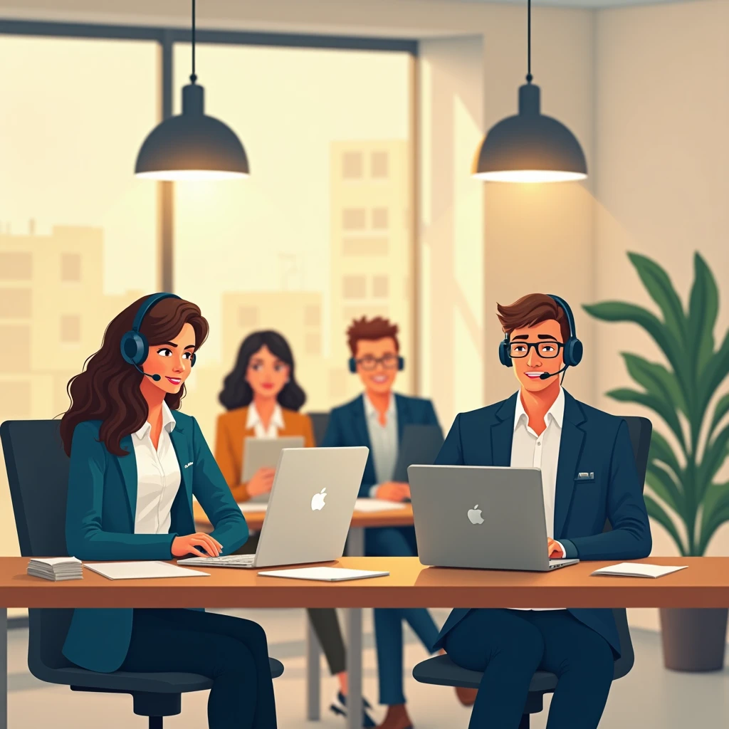 Entorno de trabajo de ventas internas