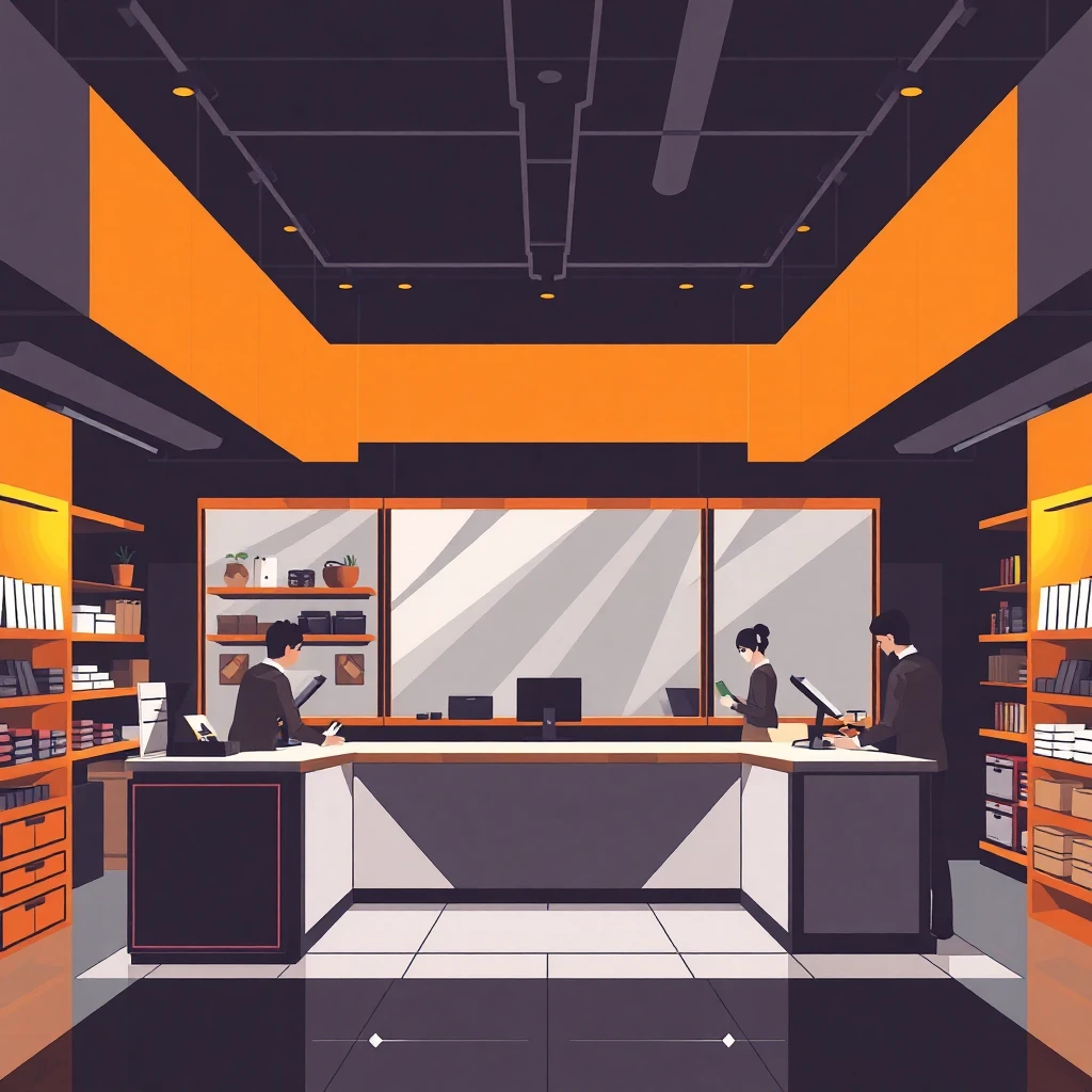 High-paying cashier environment