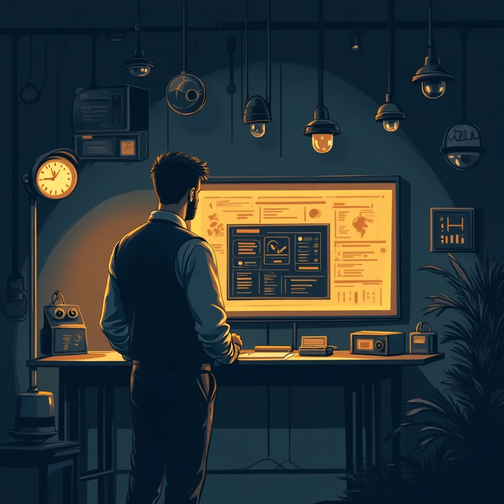 Agent de sécurité en action