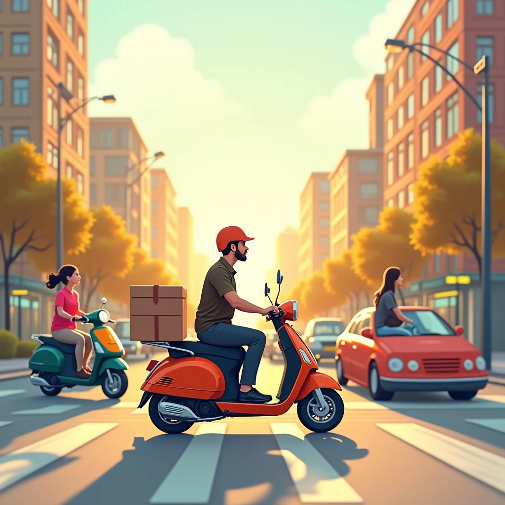 City delivery hustle