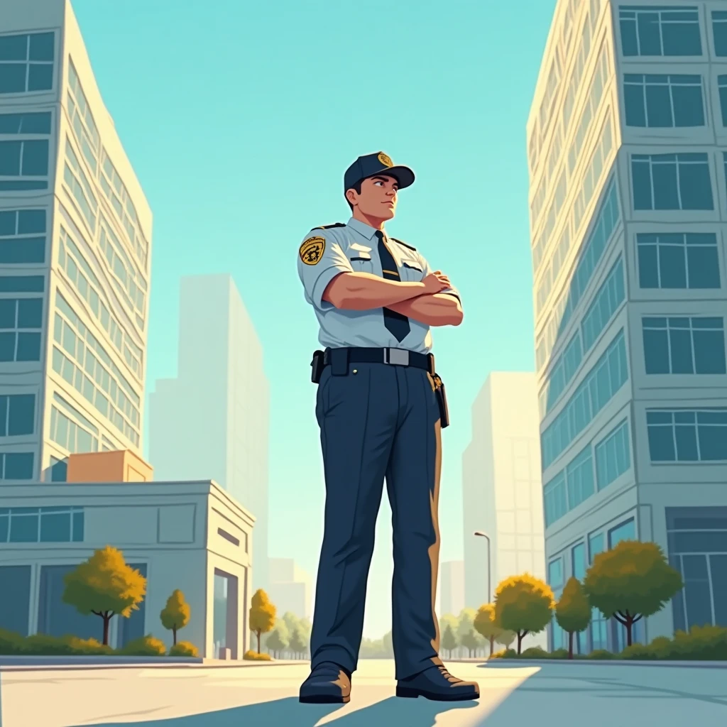 Security officer on duty