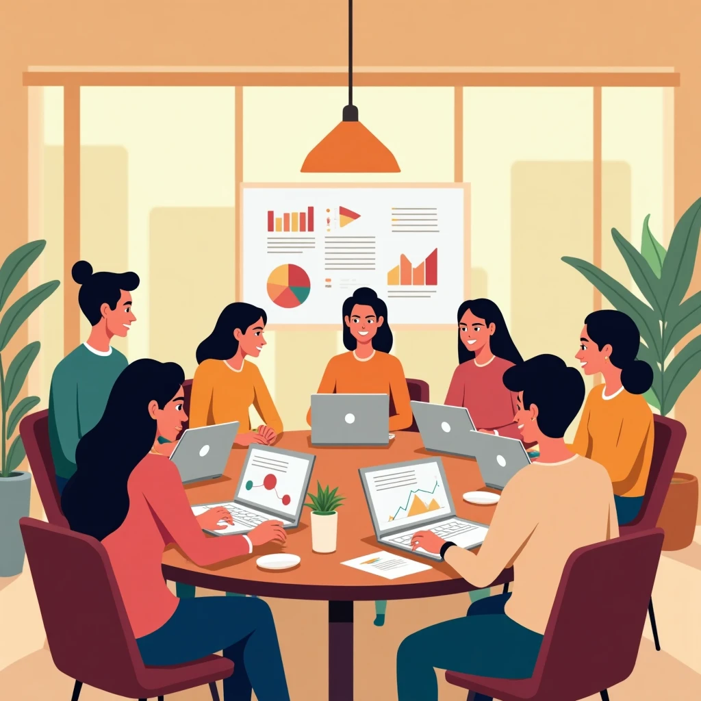 Discusión de estrategias de ventas