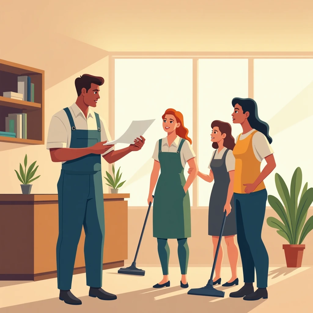 Supervisory role in housekeeping