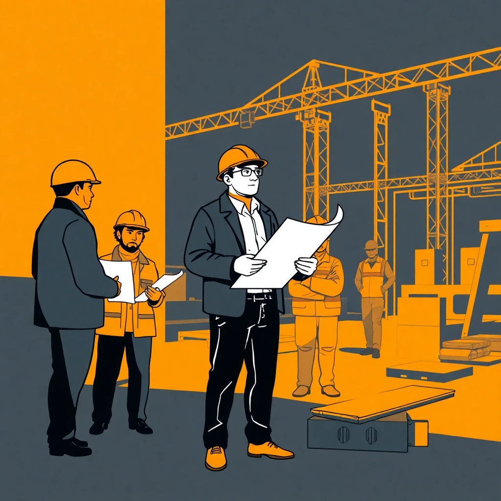 Gestionnaire de projet sur le terrain