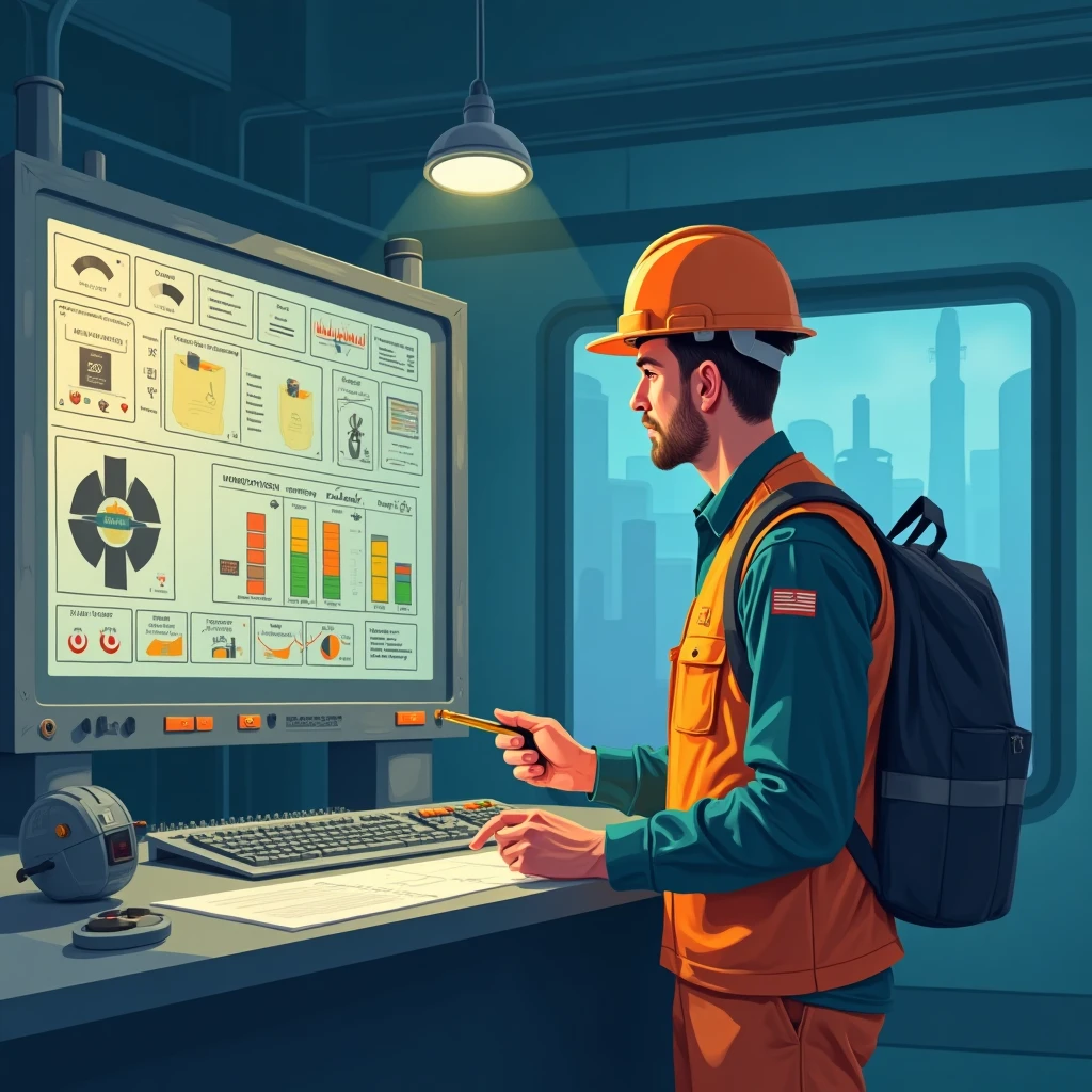 Inspection technique dans une centrale