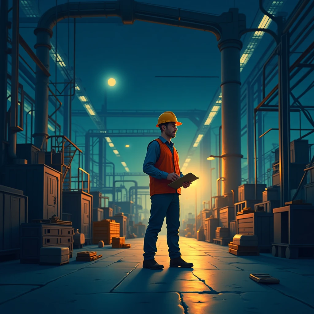 Travail d'usine en horaires flexibles