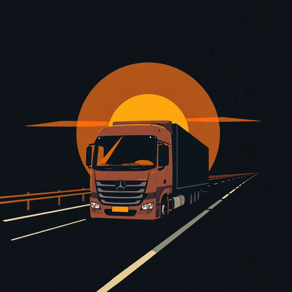 Travail de livraison longue distance