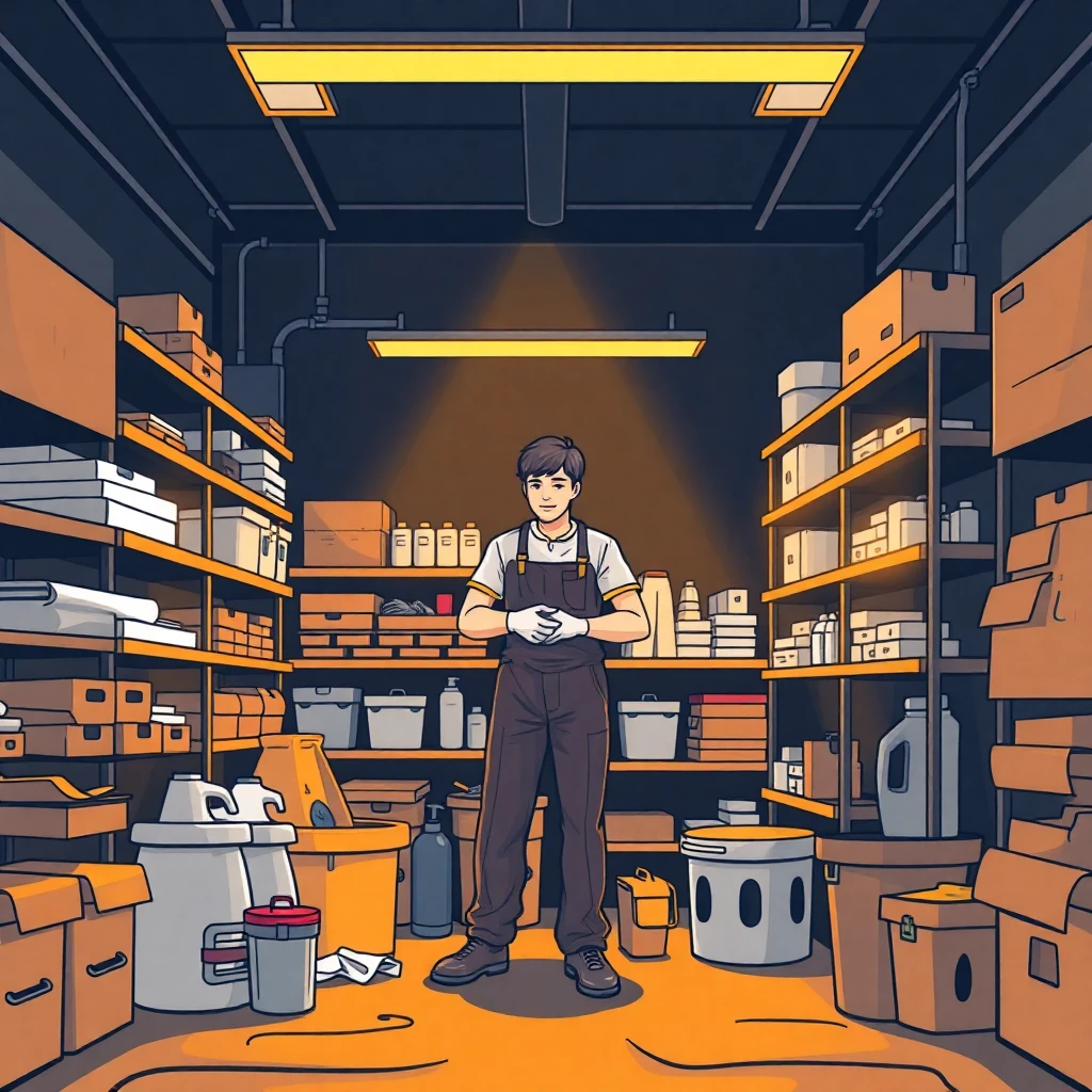 Organizing cleaning supplies