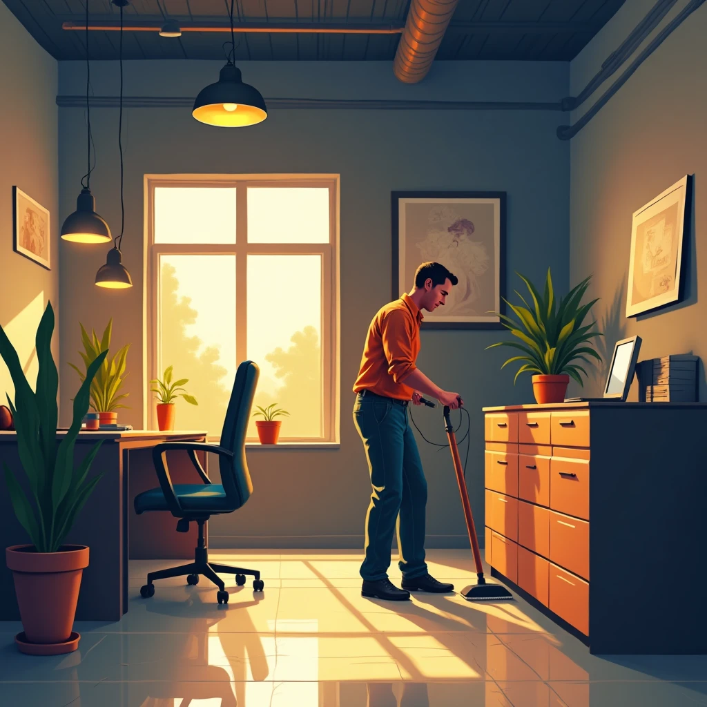 Premium cleaning job setting