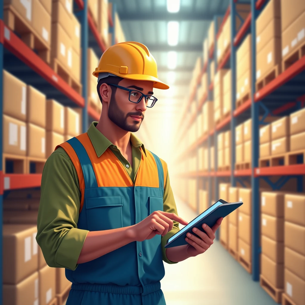 Modern warehouse logistics