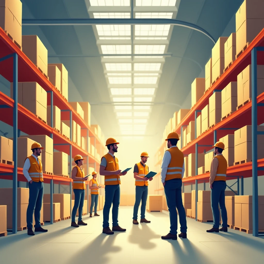 Warehouse management in action