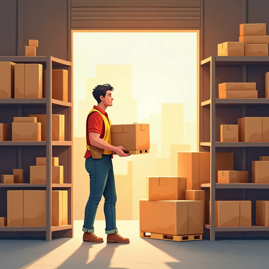 Organización de productos en almacén