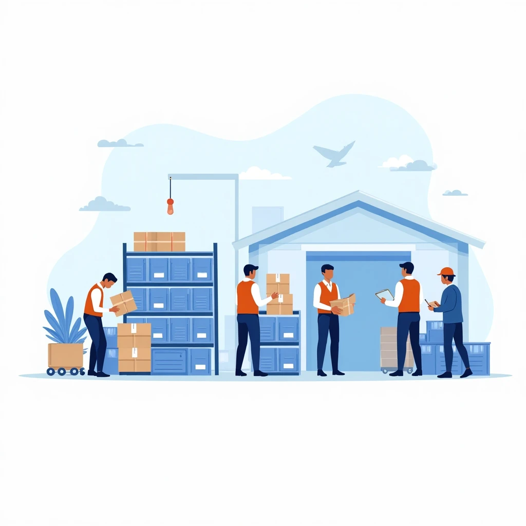 Warehouse operations in action