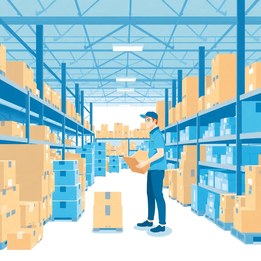 Courier sorting packages