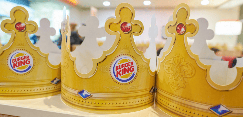 Coroas do Burger King.