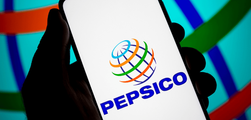 Logo da PepsiCo em smartphone.