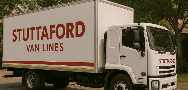 Furniture moving truck.