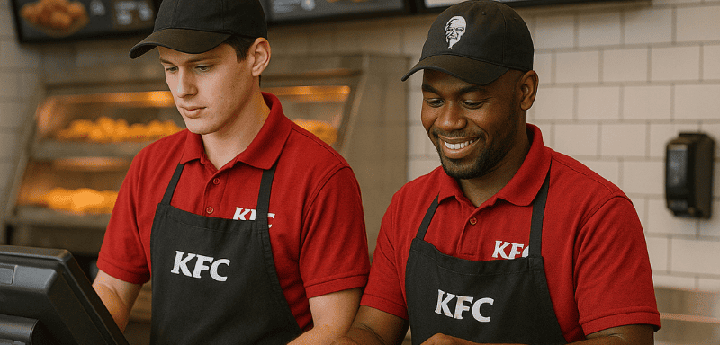 KFC employees.