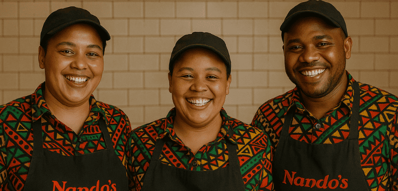 Nando's team members.